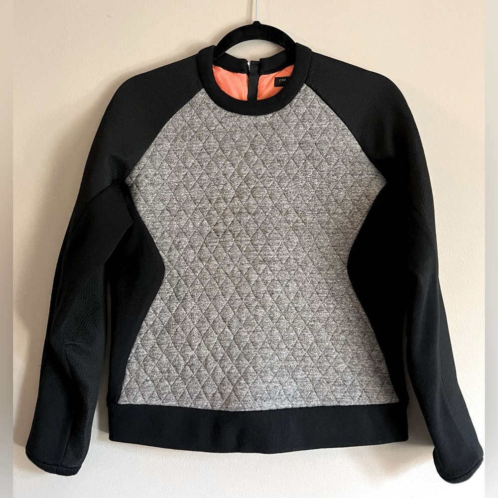 Rag & Bone Women’s Flight Quilted Raglan Sweatshirt Size XS
